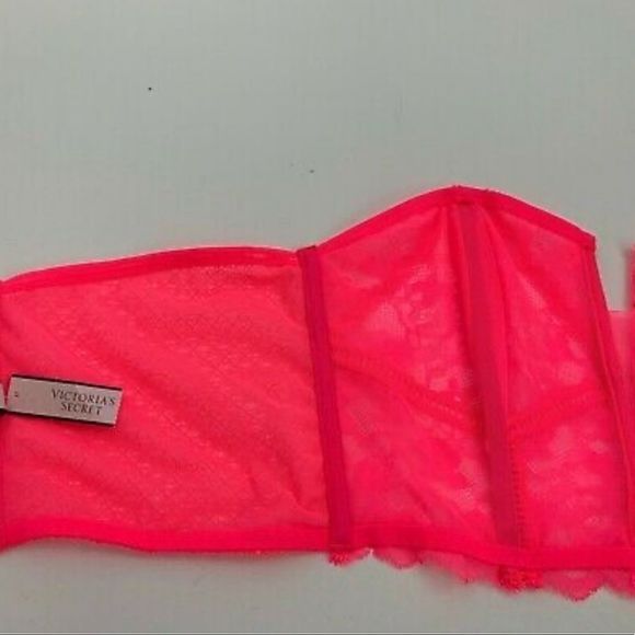 ❤️🖤♥️ 3 in 1- New! Victorias Secret PINK Lace Top Limited Edition - Picture 8 of 11